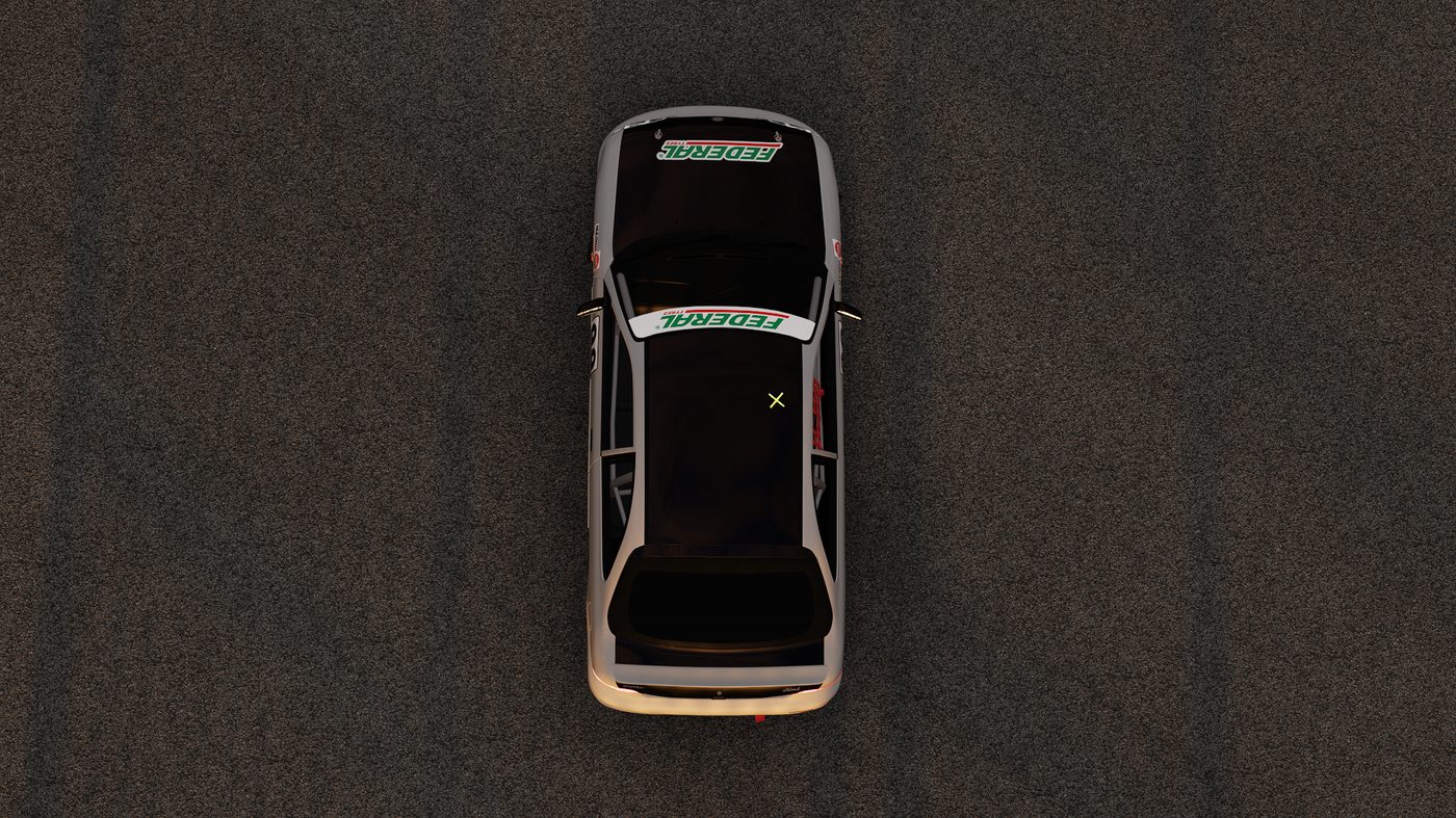 Hyundai Excel X3 top-down reference shot