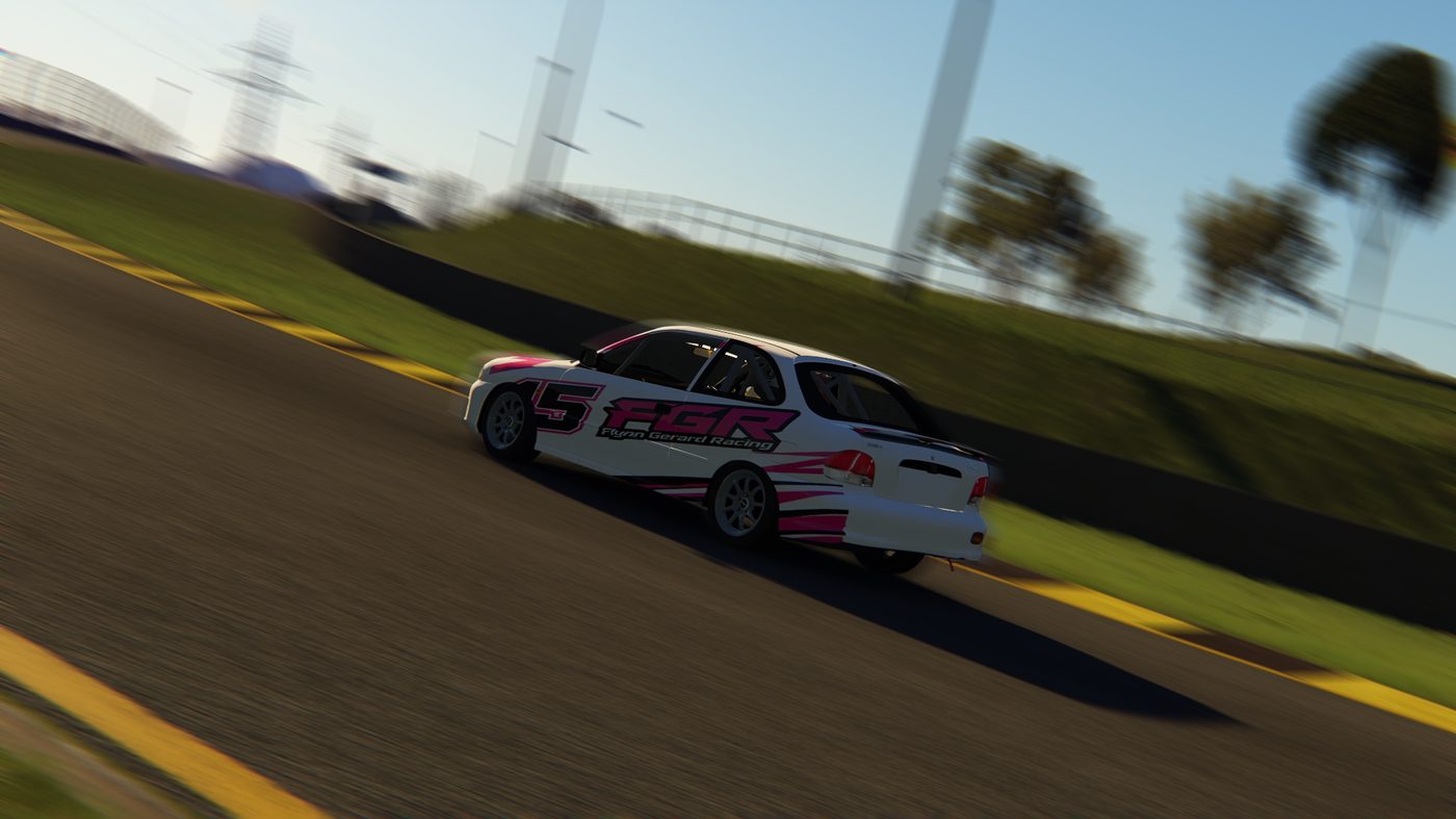 FGR Hyundai Excel X3 race car on track